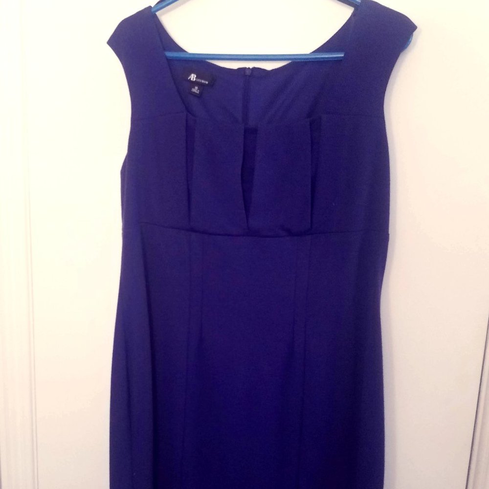 Dark Purple Sheath Work Dress ABStudio 16